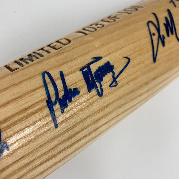 2004 Boston Red Sox World Series Champs Team Signed Baseball Bat PSA DNA Beckett