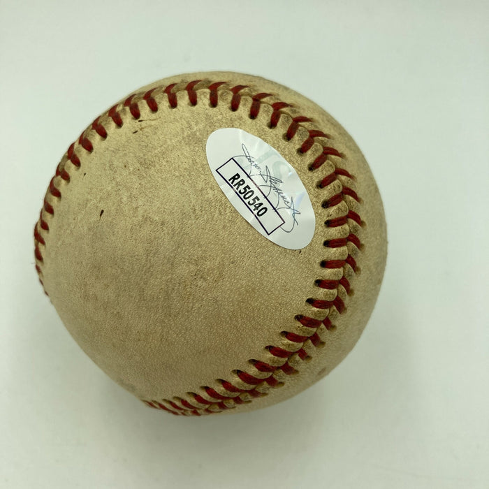 Boog Powell Playing Days Signed 1960's American League Cronin Baseball JSA COA