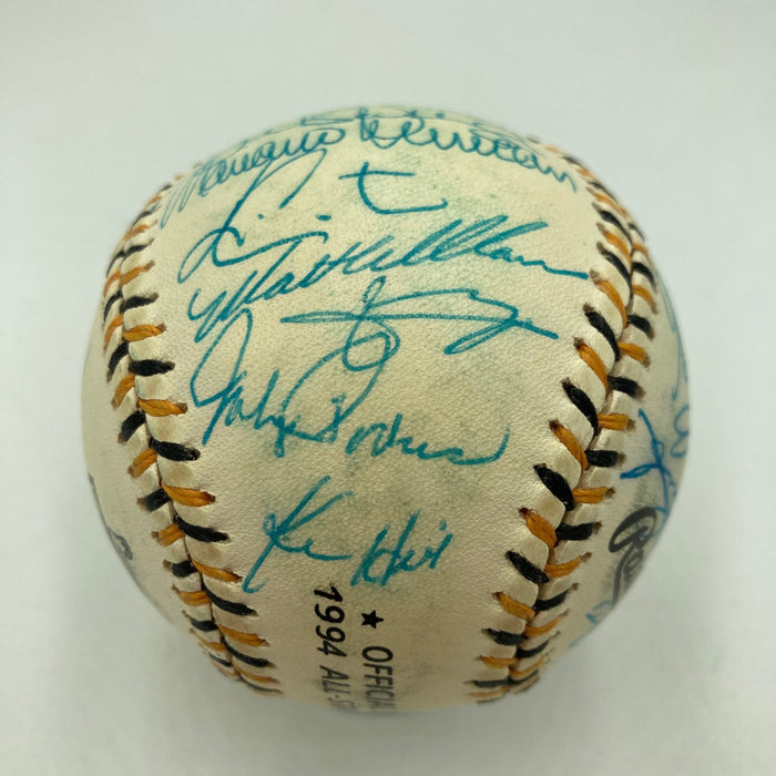 1994 All Star Game National League Team Signed Baseball Barry Bonds PSA DNA COA
