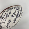 1985 Super Bowl Champs Chicago Bears Team Signed Football Walter Payton JSA COA