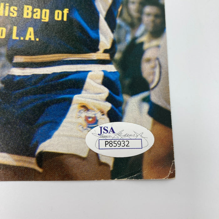 Magic Johnson Signed Vintage 1979 Sports Illustrated Cover JSA COA