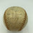 1943 World Series Umpires Signed Game Used Baseball Yankees VS Cardinals JSA COA