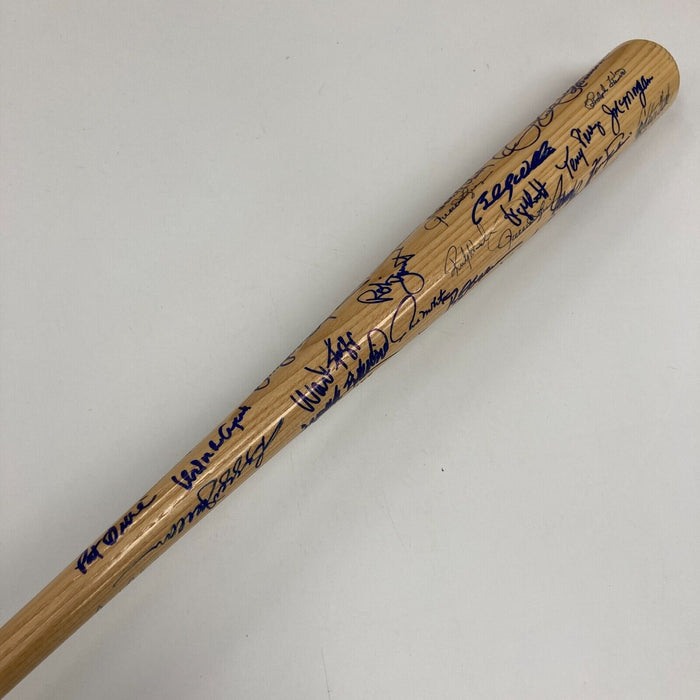 Beautiful 2011 Hall Of Fame Induction Signed Baseball Bat 44 Sigs Beckett COA