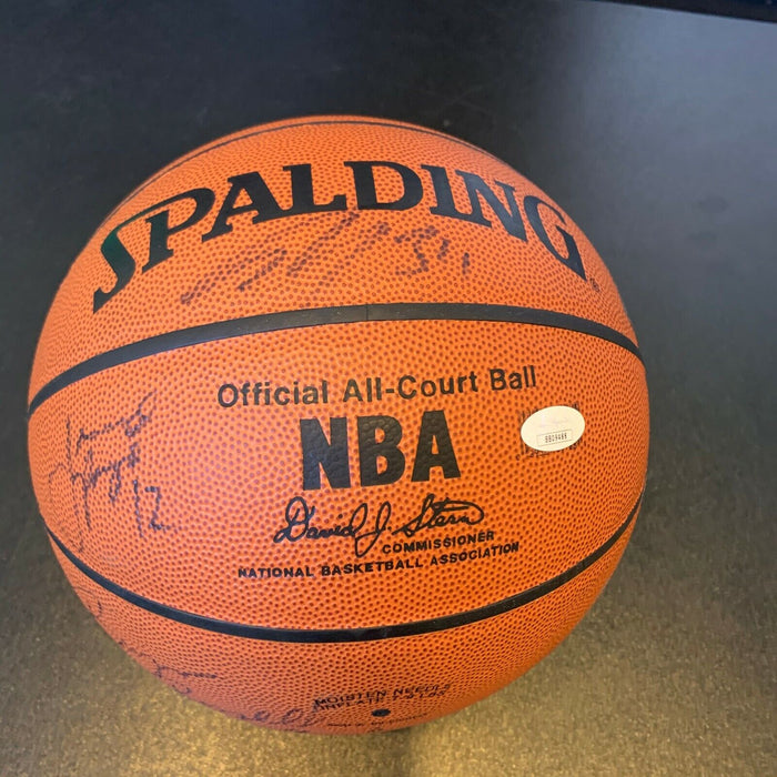 Kobe Bryant 2003-04 Los Angeles Lakers Team Signed NBA Game Basketball JSA COA