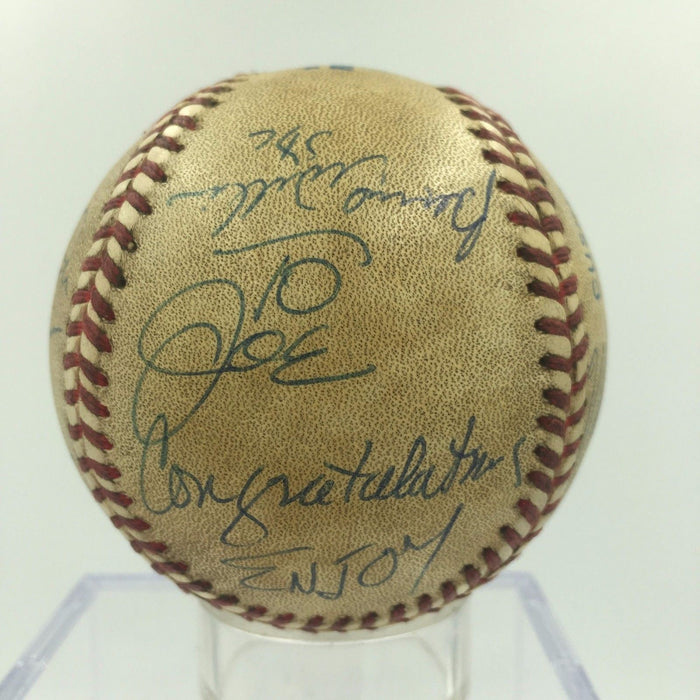 1996 NY Yankees W.S. Champs Team Signed Game Used Baseball Derek Jeter JSA COA