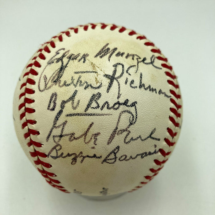 1985 Baseball Hall Of Fame Veterans Committee Signed Baseball With Stan Musial