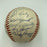 1953 New York Yankees World Series Champs Team Signed Baseball Mickey Mantle JSA