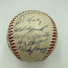 1953 New York Yankees World Series Champs Team Signed Baseball Mickey Mantle JSA