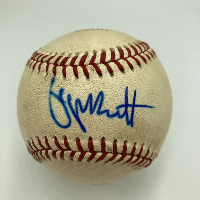 George Brett Signed Game Used Actual 2,721 Hit Baseball Ties Lou Gehrig PSA DNA