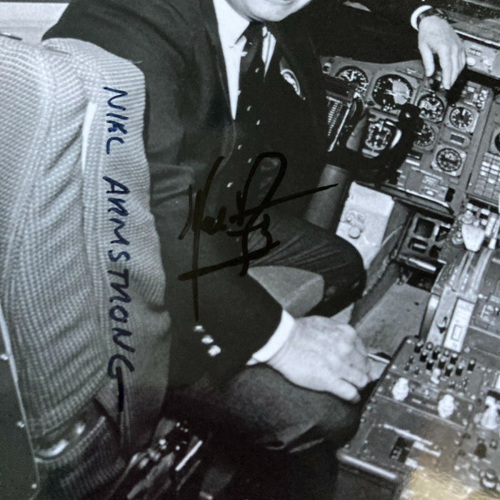 Neil Armstrong Signed Autographed NASA 8x10 Photo With JSA COA