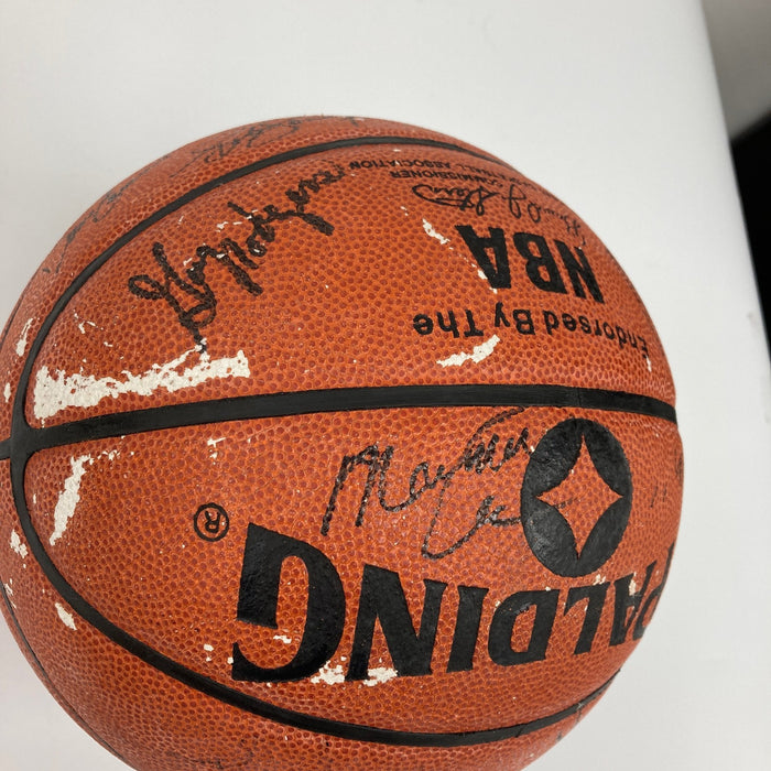 Michael Jordan Wilt Chamberlain Hall Of Fame Multi Signed Basketball Beckett COA
