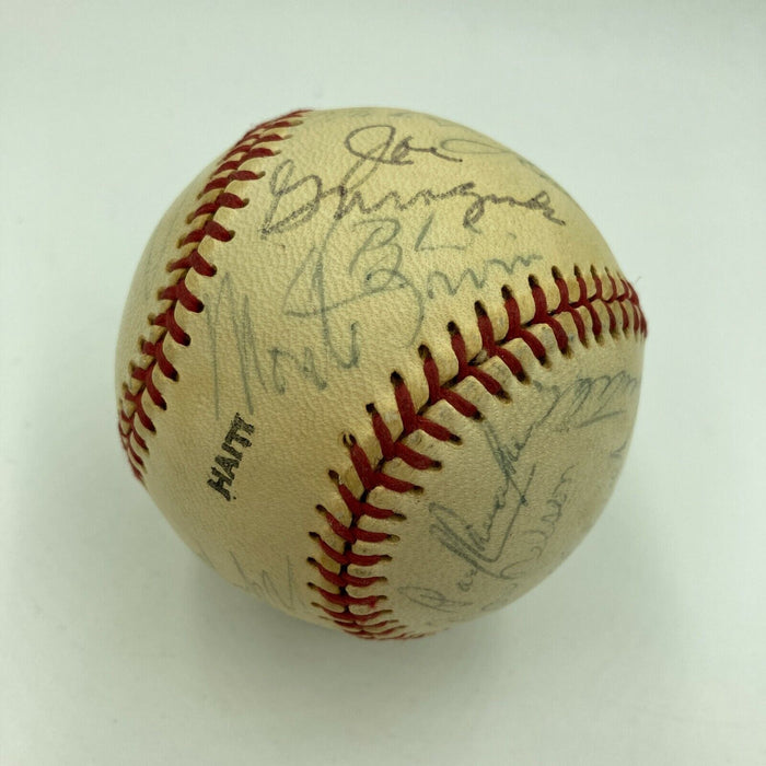 Willie Mays 1976 All Star Game Team Signed Baseball With JSA COA