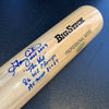 Gary Carter "HOF 2003, The Kid, 1986 WS Champs A.S. MVP 81 & 84" Signed Bat JSA