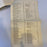 1940 Brooklyn Dodgers Welcome Home Dinner Signed Program JSA COA