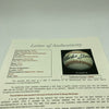 George Bamberger & Charlie Grimm Signed Vintage Baseball JSA COA
