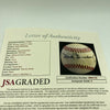 Hank Greenberg Single Signed American League Baseball PSA DNA & JSA Graded 8