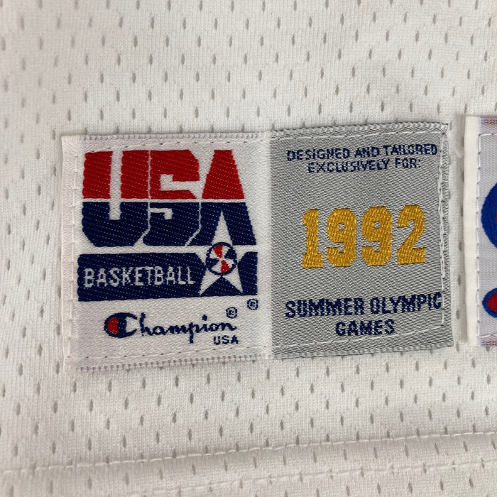 1992 Magic Johnson Signed Game Used Team USA Olympics Jersey MEARS COA