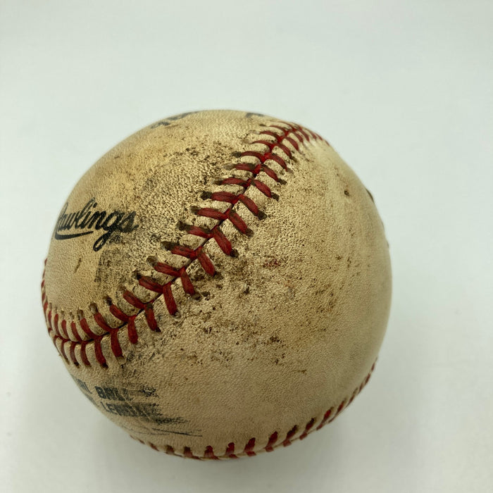 Al Leiter No Hitter Signed Game Used Baseball May 11, 1996 JSA COA
