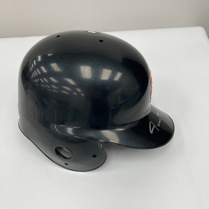 Willie Mays Signed Authentic San Francisco Giants Game Model Helmet JSA COA
