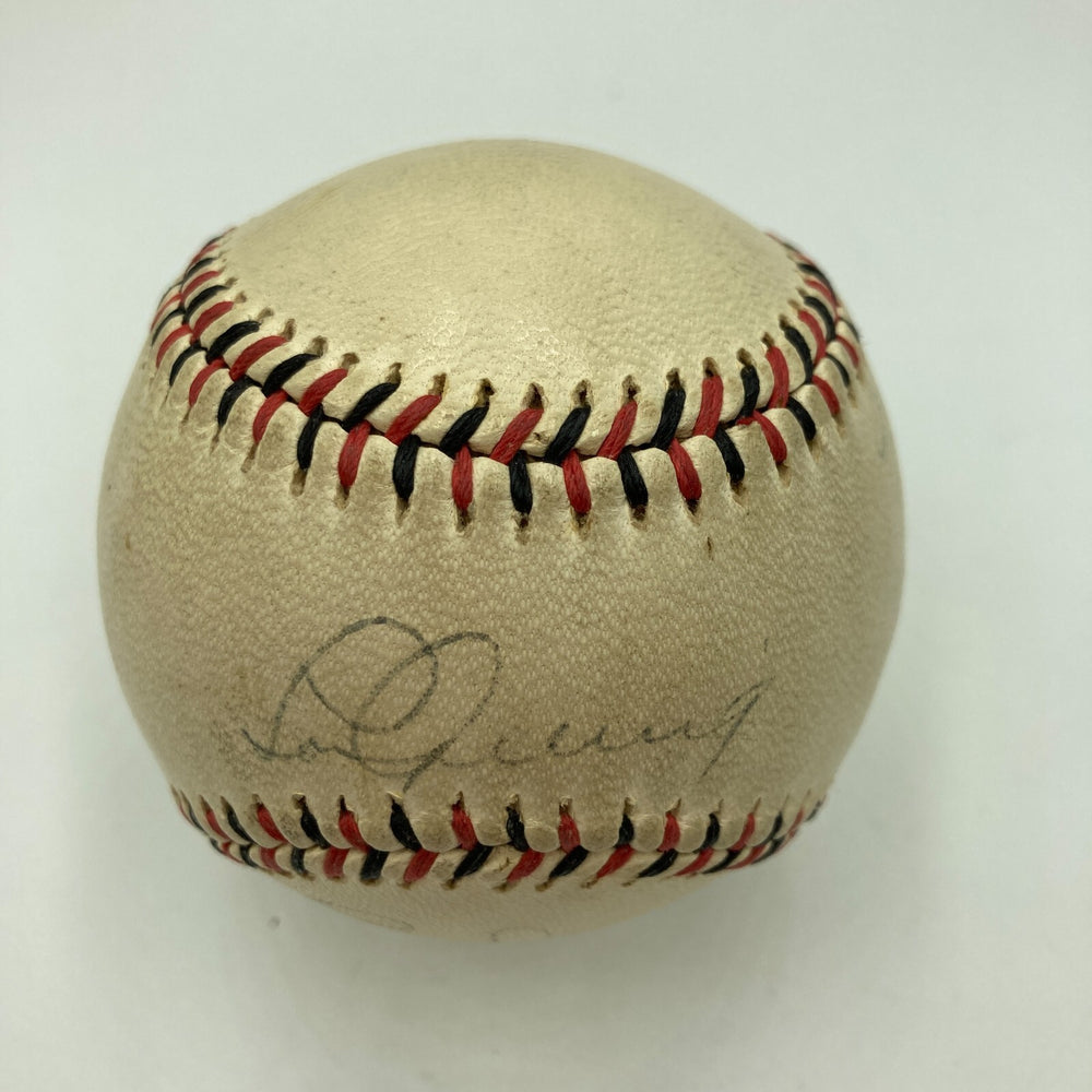 Lou Gehrig Sweet Spot Signed Official League Baseball JSA COA RARE