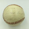 1961 Al Schacht Single Signed NL Giles Baseball Clown Prince Of Baseball PSA DNA