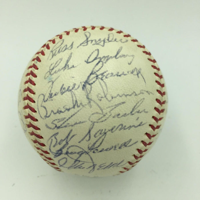 Rare 1963 Baltimore Orioles Team Signed American League Baseball PSA DNA COA