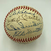 Mickey Mantle Joe Dimaggio Willie Mays Hank Aaron HOF Multi Signed Baseball JSA