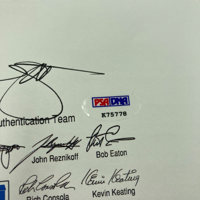 1982 St. Louis Cardinals World Series Champs Team Signed Baseball PSA DNA