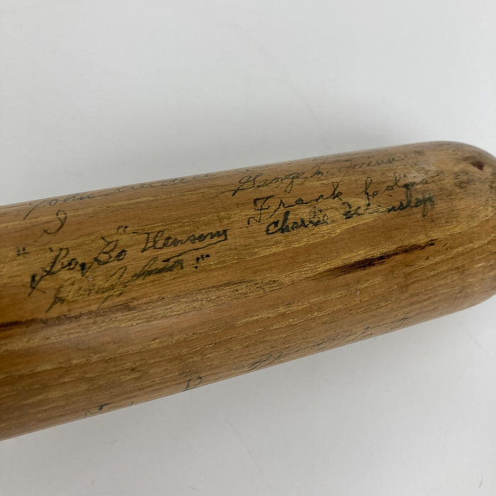 1947 New York Yankees World Series Champs Team Signed Baseball Bat PSA DNA