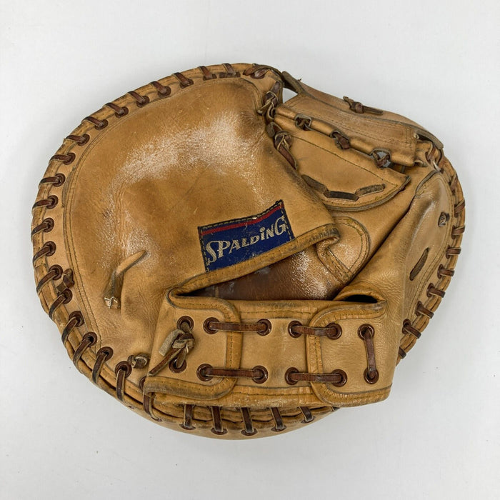 Yogi Berra It Ain't Over Till It's Over  Signed 1950's Catcher's Mitt Glove JSA