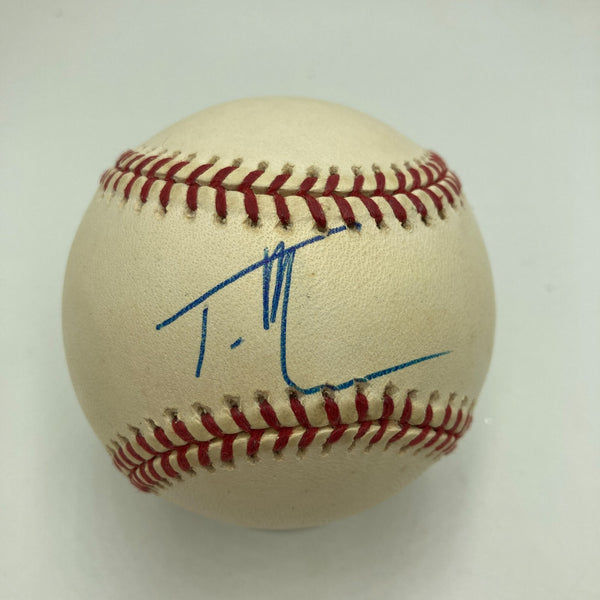 Tim McGraw Single Signed Major League Baseball Country Singer JSA COA