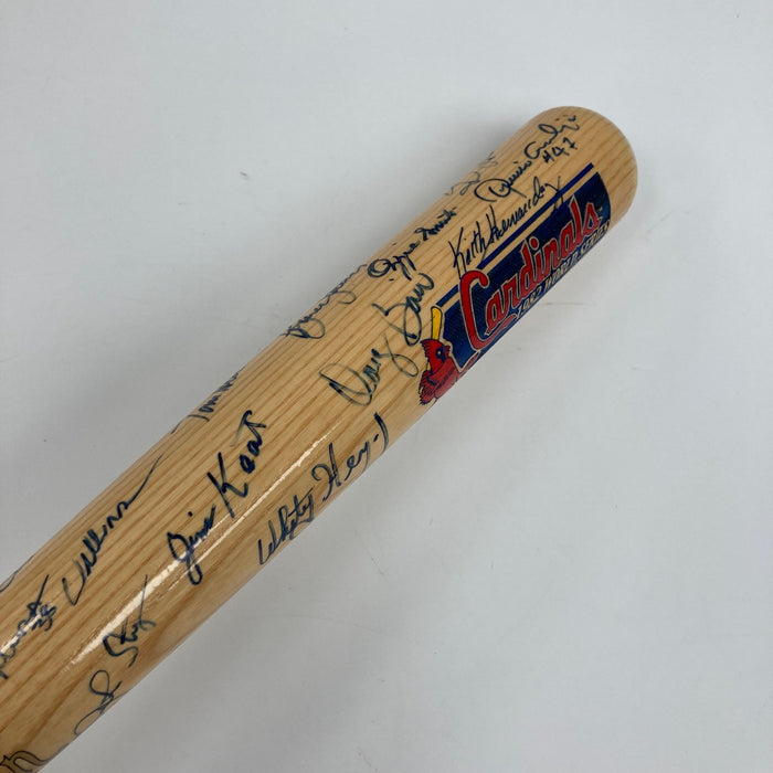 1982 St. Louis Cardinals World Series Champs Team Signed Baseball Bat JSA COA
