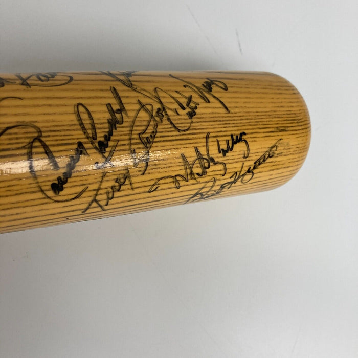 1989 Oakland A’s World Series Champs Team Signed Baseball Bat JSA COA