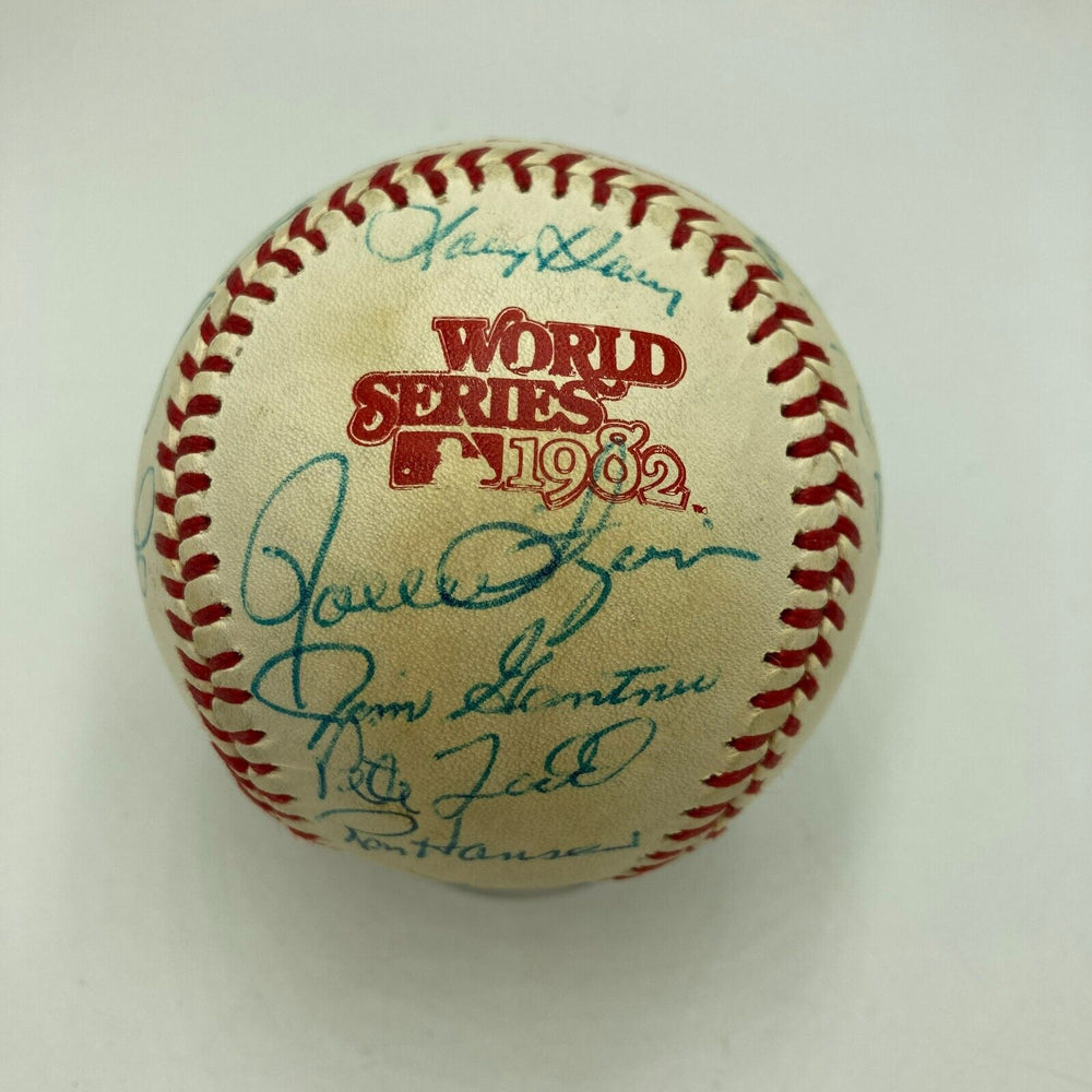 1982 Milwaukee Brewers AL Champs Team Signed World Series Baseball