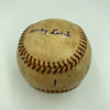 Mickey Lolich Signed Career Win No. 53 Final Out Game Used Baseball Beckett COA