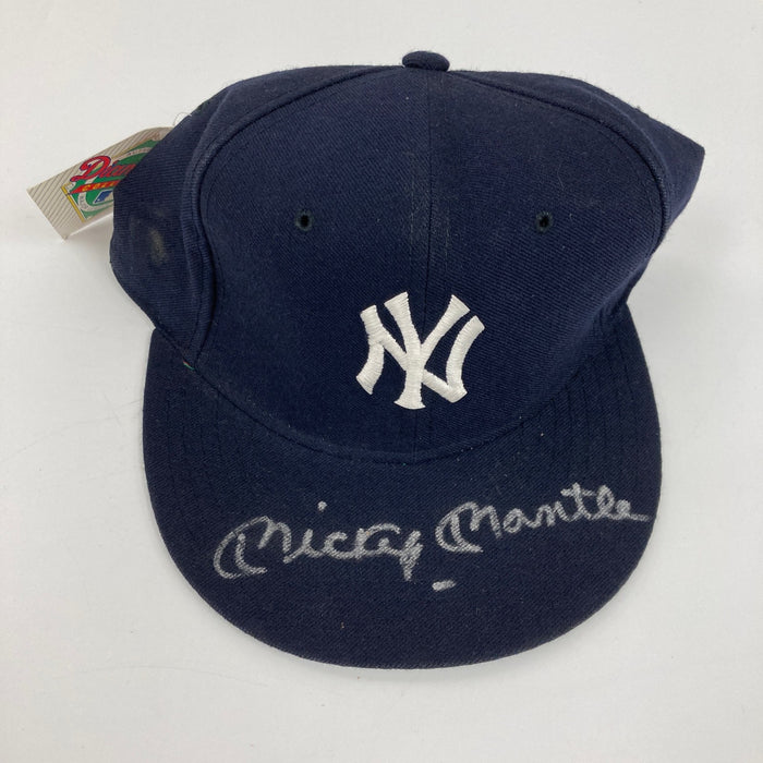 Mickey Mantle Signed New York Yankees Authentic Game Model Hat JSA COA