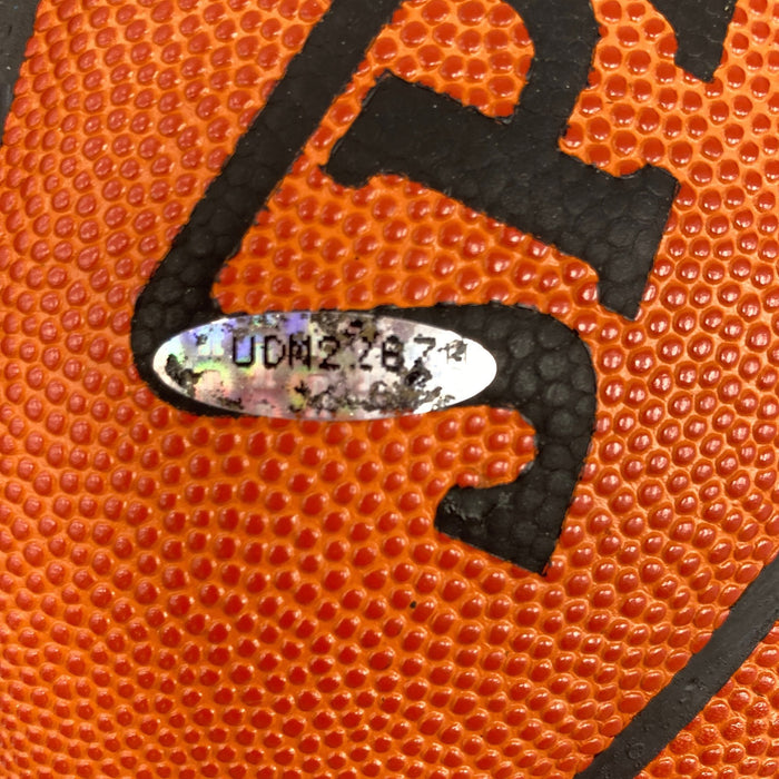Larry Bird Signed Spalding NBA Official Game Basketball UDA Upper Deck COA