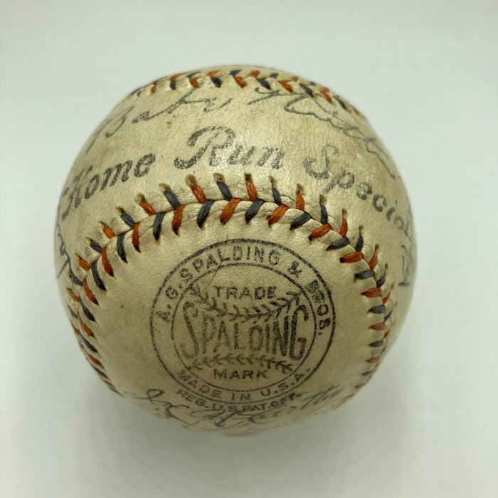 Babe Ruth & Lou Gehrig 1934 New York Yankees Team Signed Baseball JSA COA