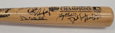 1991 Minnesota Twins World Series Champs Team Signed Baseball Bat Beckett COA