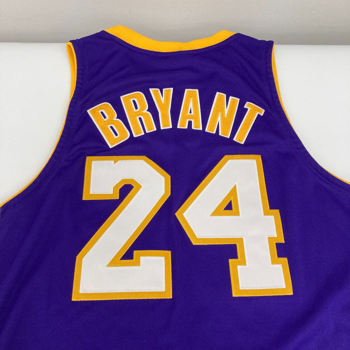 Kobe Bryant 2007-08 NBA MVP Signed Pro Cut Los Angeles Lakers Jersey UDA & BAS