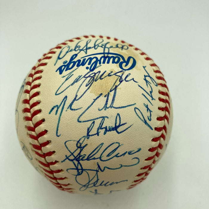 1993 Toronto Blue Jays World Series Champs Team Signed W.S. Baseball JSA COA