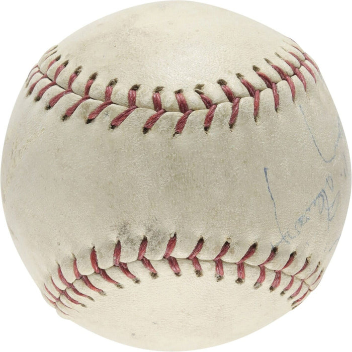Jimmy Stewart & Monty Stratton "The Stratton Story" Dual-Signed Baseball PSA