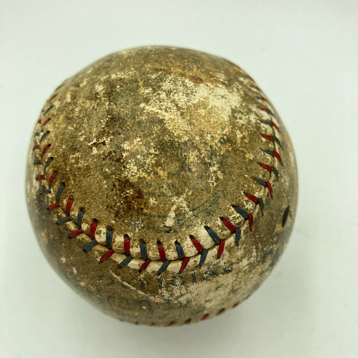 Ross "Pep" Youngs Single Signed Baseball The Only One In Existence! JSA COA