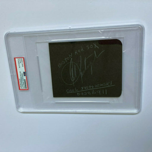 1960's Carl Yastrzemski Signed Autographed Vintage Page PSA DNA COA