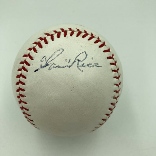 Sam Rice Single Signed Autographed Baseball With PSA DNA & JSA COA RARE HOF