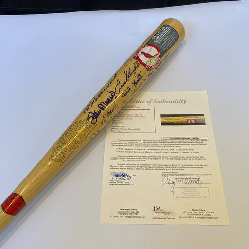 Stan Musial St. Louis Cardinals HOF Multi Signed Cooperstown Baseball Bat JSA