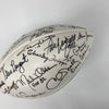 Johnny Unitas Len Dawson Nitschke Hall Of Fame Multi Signed Football 27 Sigs JSA