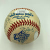 1999 Yankees Team Signed World Series Baseball Derek Jeter Mariano Rivera JSA