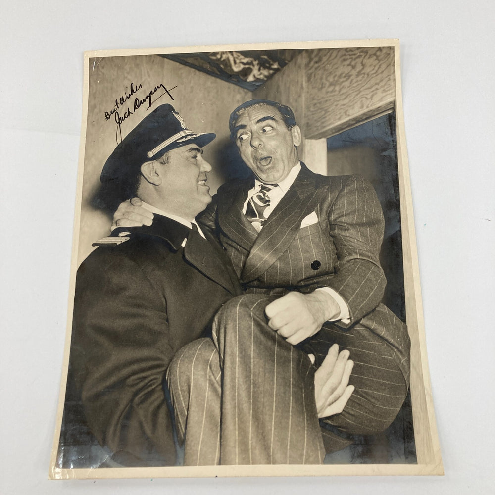 Jack Dempsey Signed Vintage 1930's 11x14 Photo JSA COA Boxing