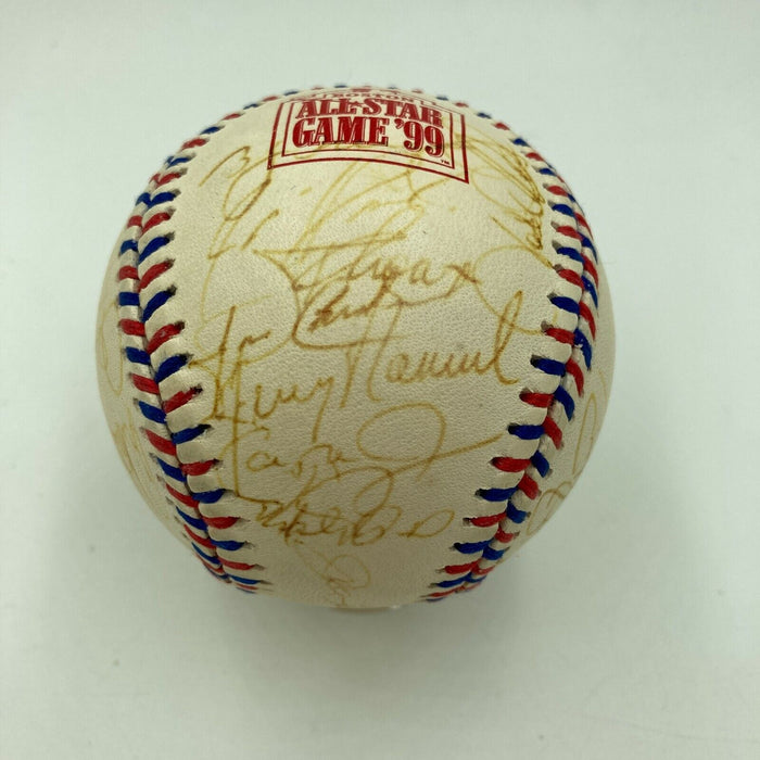 Derek Jeter Ken Griffey Jr. 1999 All Star Game Team Signed Baseball JSA COA